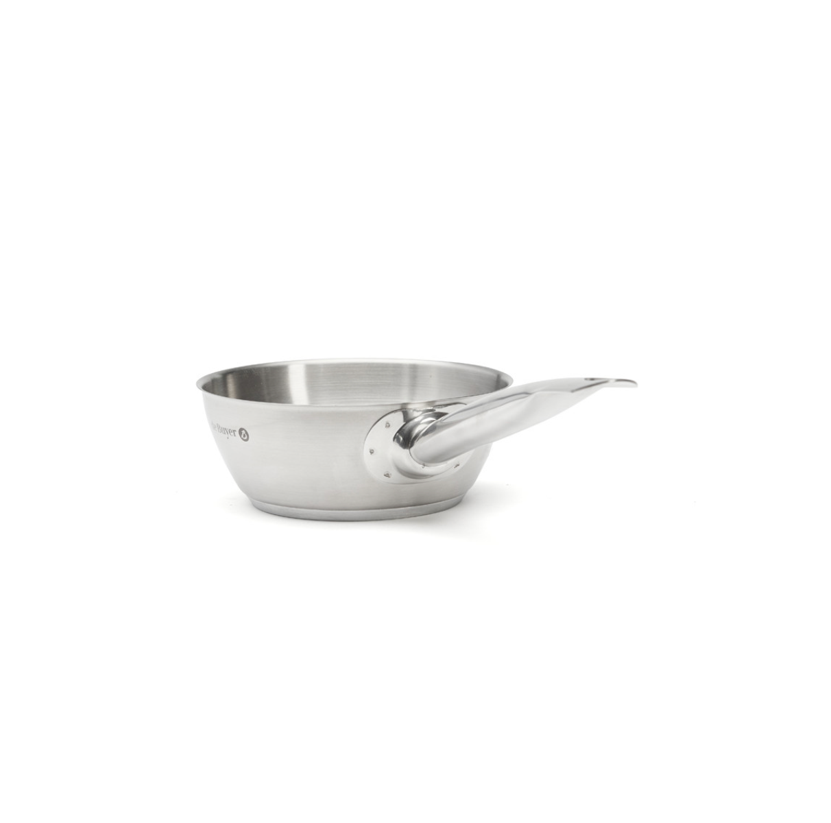 De Buyer - Sartén PRIM'APPETY de acero inoxidable remachada de 16 cm